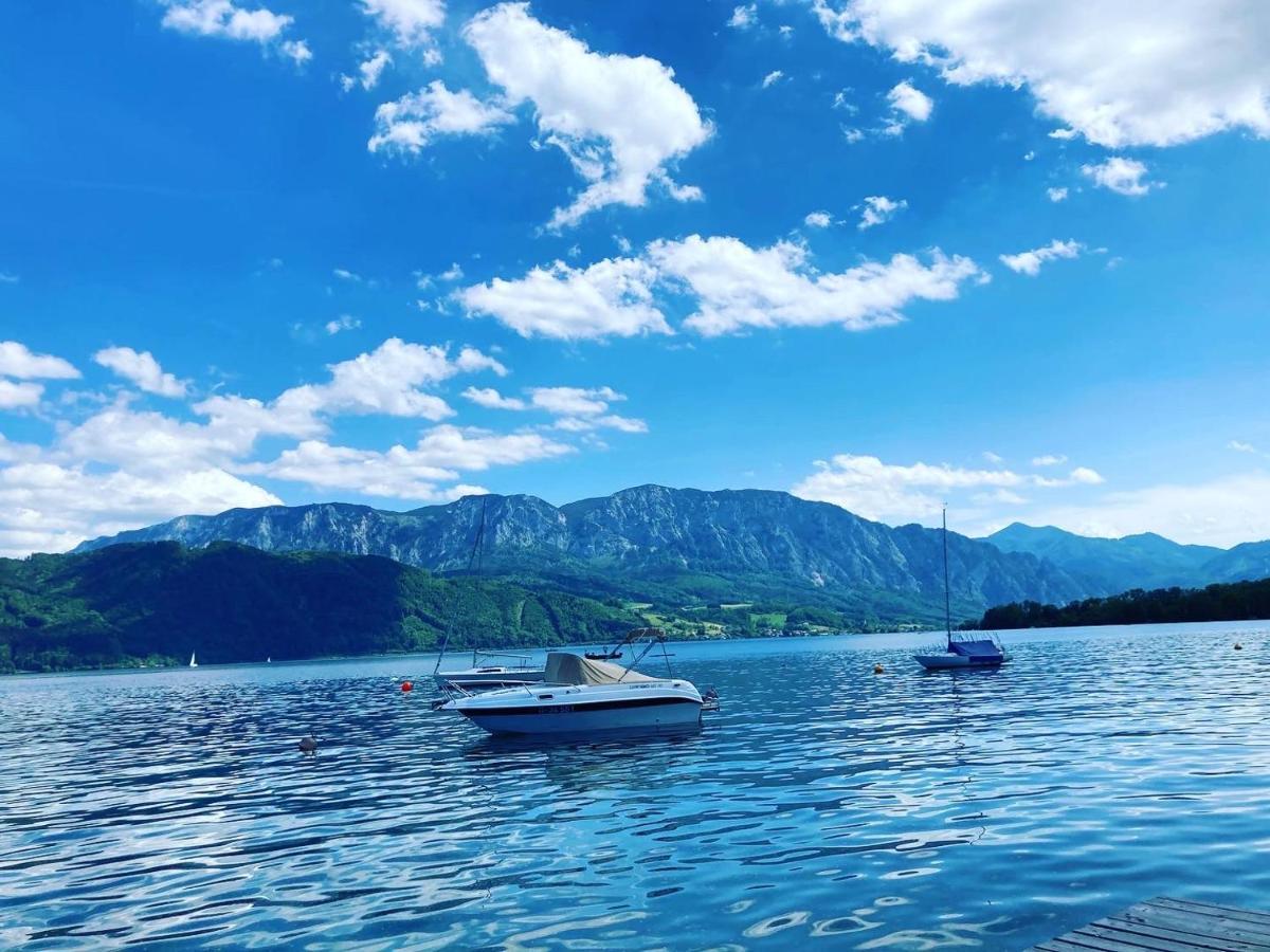 Seepension Neubacher Kg Nussdorf am Attersee Bagian luar foto