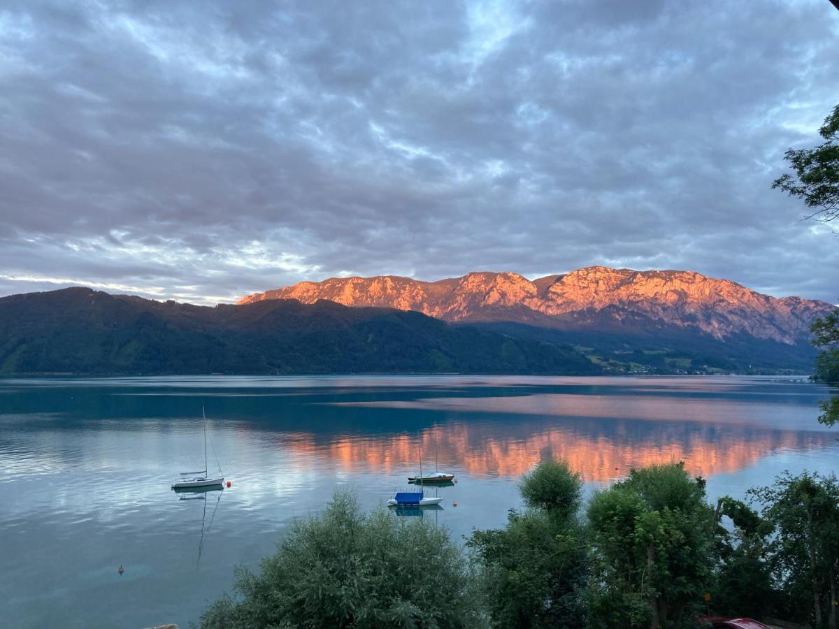 Seepension Neubacher Kg Nussdorf am Attersee Bagian luar foto