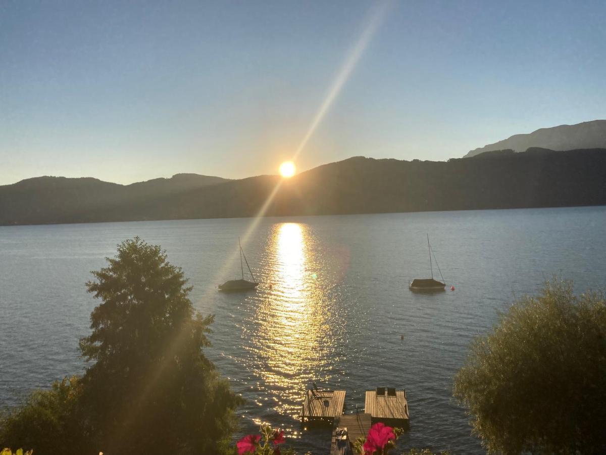 Seepension Neubacher Kg Nussdorf am Attersee Bagian luar foto