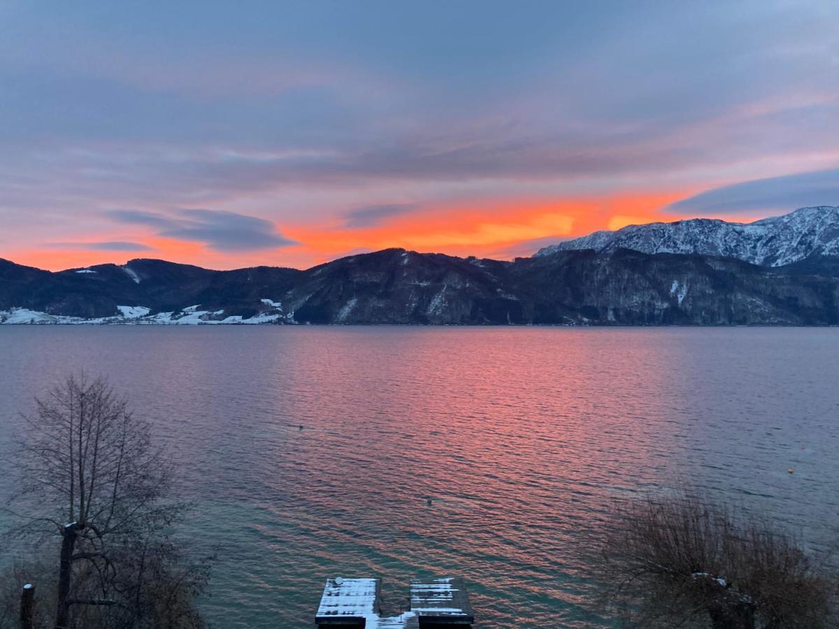 Seepension Neubacher Kg Nussdorf am Attersee Bagian luar foto